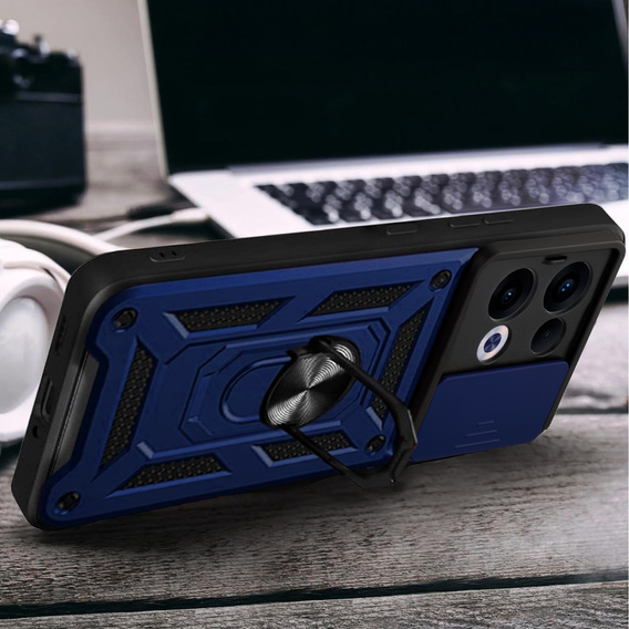 Θήκη για Oppo Reno 13, CamShield Slide, μπλε