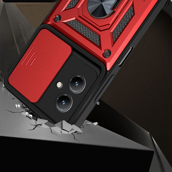 Θήκη για Motorola Moto G14, CamShield Slide, κόκκινο