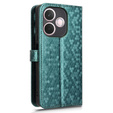 θήκη πτερύγιο για Oppo A5 Pro 5G, Wallet Rhombus, πράσινη