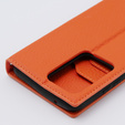 Δερμάτινη θήκη για Samsung Galaxy S20 Ultra, ERBORD Grain Leather, πορτοκαλί