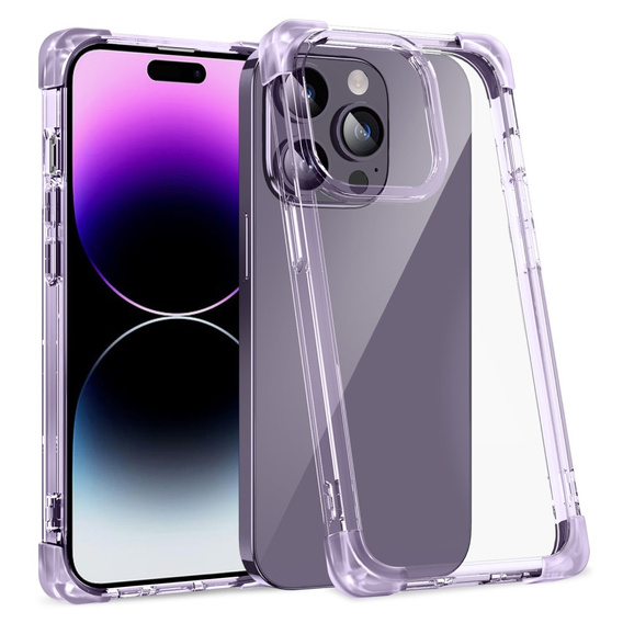 Θήκη για iPhone 14 Pro Max, ERBORD CornerShield, μωβ