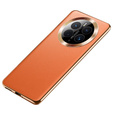 Δερμάτινη θήκη για Huawei Mate 50 Pro, leather hybrid, πορτοκαλί