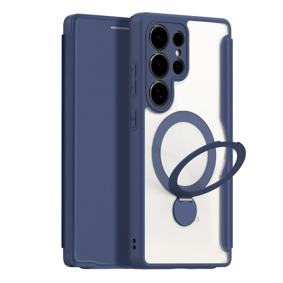 Dux Ducis Θήκη για Samsung Galaxy S25 Ultra, Skin X Pro, MagSafe, σκούρο μπλε