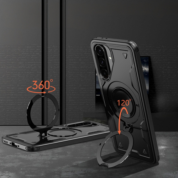 Θήκη για Samsung Galaxy A56, Military MagSafe, μαύρη