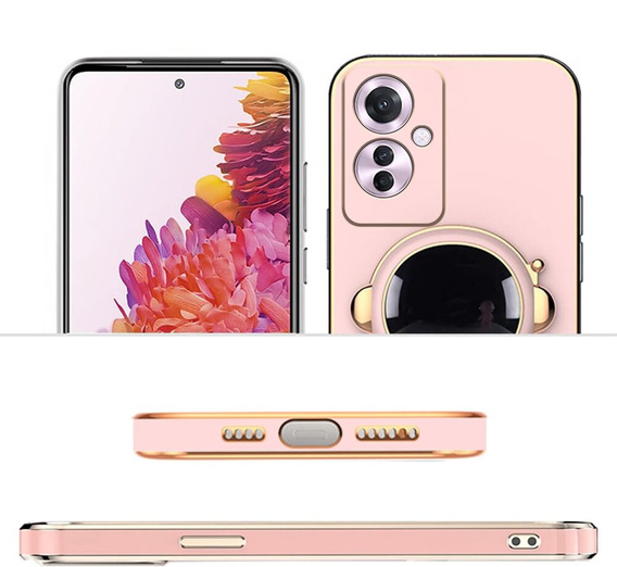 Θήκη για Oppo Reno 11F 5G, Astronaut, ροζ