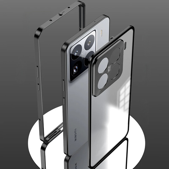 Θήκη για Xiaomi 15, Frame Case, μαύρη