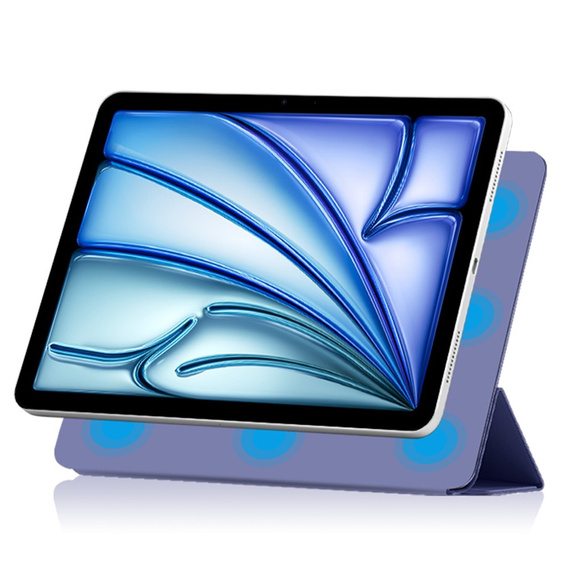 θήκη για το Apple iPad Air 13" 6 gen. 2024 (A2836, Magnetic smartcase, μωβ