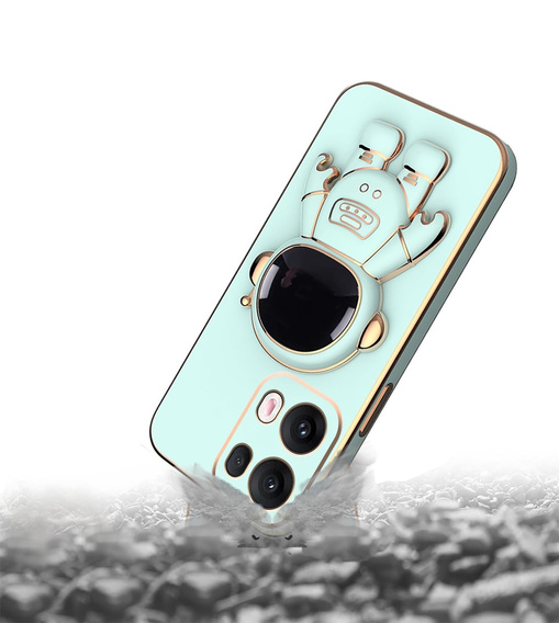 Θήκη για Oppo Reno 13, Astronaut, πράσινη