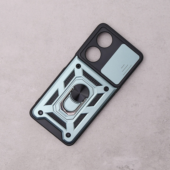 Θήκη για Oppo A98 5G, CamShield Slide, πράσινο