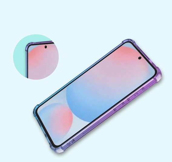 θήκη για το Samsung Galaxy A56, Gradient Dropproof, Μωβ / μπλε
