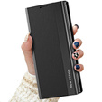 Θήκη με πτερύγιο για Xiaomi Poco X5 5G / Redmi Note 12 5G, Side Magnetic, μαύρη