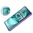 θήκη για το Realme C71, Gradient Dropproof, Μωβ / μπλε