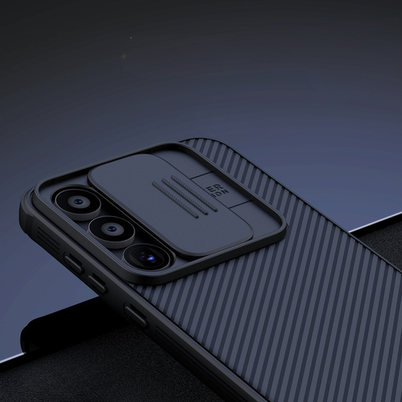 NILLKIN Θήκη για Samsung Galaxy A55 5G, θήκη σιλικόνης CamShield για MagSafe, μαύρη