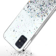 Θήκη για Samsung Galaxy A71 5G, Glittery, διαφανής