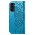 Θήκη με πτερύγιο για Samsung Galaxy S24 FE, Butterfly, μπλε