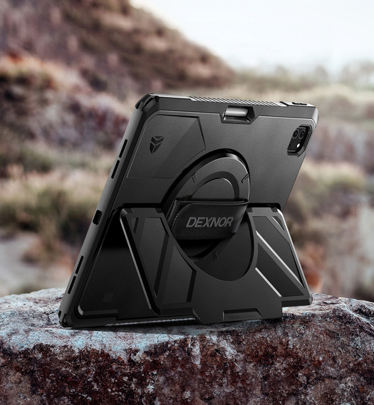 Θήκη Dexnor 360° με ιμάντα και θήκη για γραφίδα για iPad Pro 13" 2024 (7ης γενιάς)