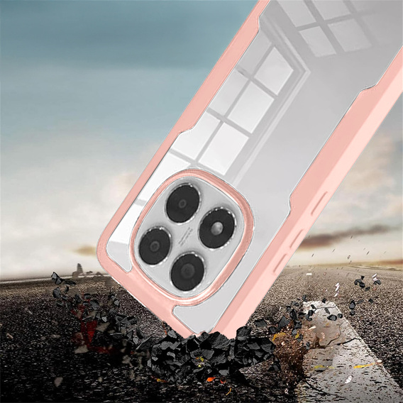 Θήκη για Xiaomi Redmi Note 14 Pro 5G, Shockproof, με μεμβράνη, ροζ