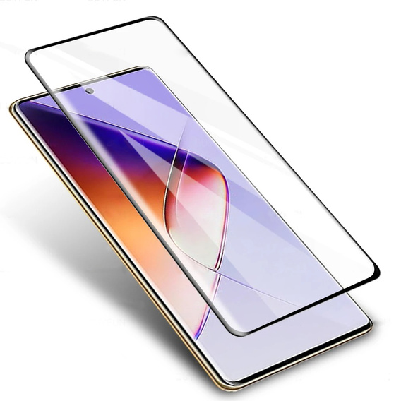 Μετριασμένο γυαλί 3D για Infinix Note 40 Pro Plus, μαύρο πλαίσιο