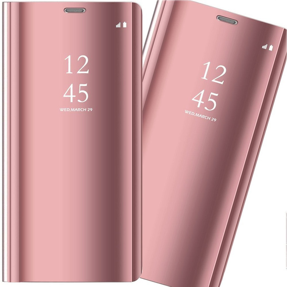 Θήκη για Xiaomi 11T / 11T Pro, Clear View, ροζ rose gold