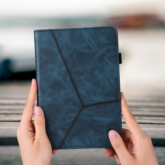 θήκη για Samsung Galaxy Tab A9+, Classic, με υποδοχή γραφίδας, μπλε