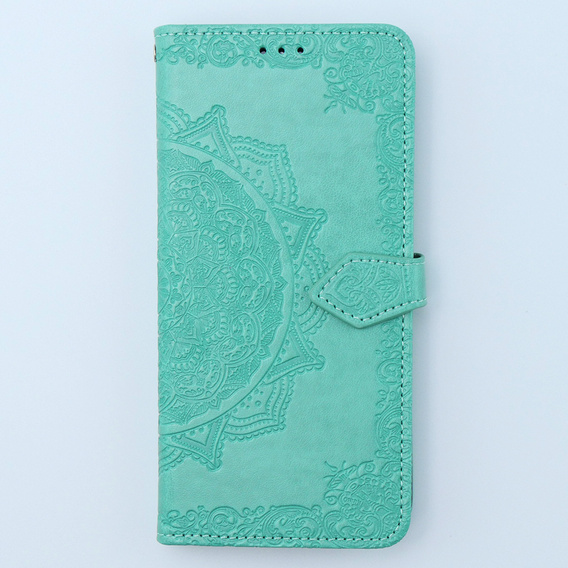Θήκη με πτερύγιο για Xiaomi 13T / 13T Pro, Mandala, πράσινη