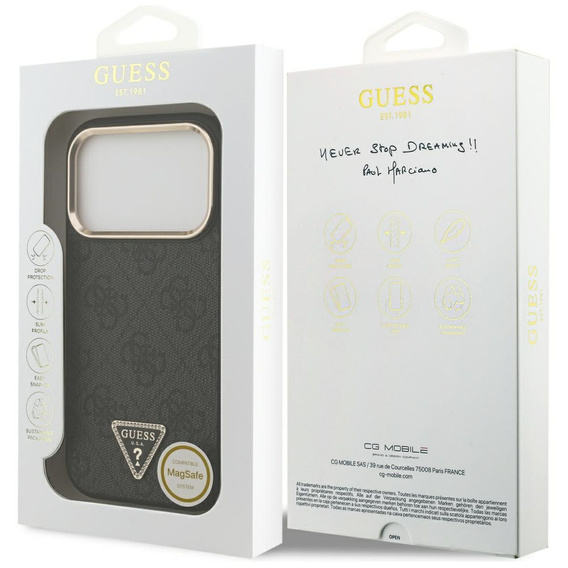 Guess 4G Triangle Logo MagSafe θήκη για iPhone 17 Pro
