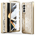 Θήκη για Samsung Galaxy Z Fold 5 5G, Mechanical Legend, χρυσή