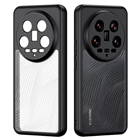 θήκη DuxDucis για το Xiaomi 14 Ultra, Aimo Case, διαφανής / μαύρη