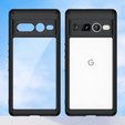 Θήκη για Google Pixel 7 Pro 5G, Fusion Hybrid, με προστασία κάμερας, διαφανής / μαύρη