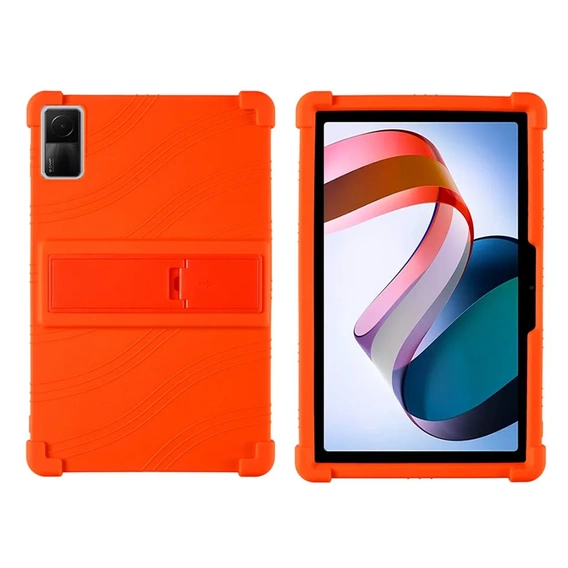 Θήκη σιλικόνης για Xiaomi Redmi Pad SE 11", Impact, θωρακισμένη, πορτοκαλί