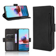 Θήκη με πτερύγιο για Xiaomi Redmi Note 10 Pro, Card Slot, μαύρη