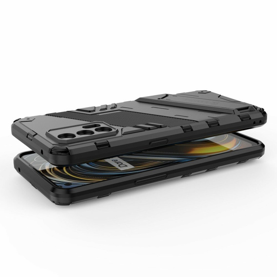 Θήκη για Realme GT 5G, Military kickstand, μπλε