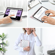Θήκη για Samsung Galaxy Tab S10 Lite / S10 FE / S9 FE, Dux Ducis TOBY, ροζ