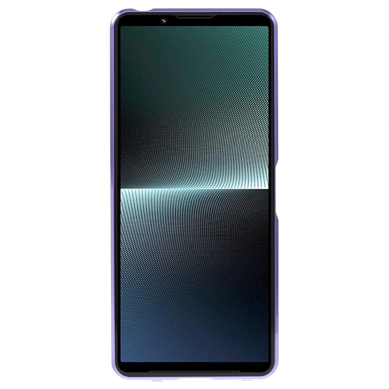 θήκη για το Sony Xperia 1 V, Magnetic Dual Glass, μωβ