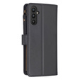 Θήκη με πτερύγιο για Samsung Galaxy A25 5G, Wallet Zipper Pocket, μαύρη
