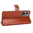 Θήκη με πτερύγιο για Motorola Moto G14, Crazy Horse Wallet, καφέ
