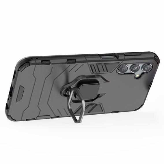 Θήκη για Samsung Galaxy M34, Kickstand Ring, μαύρη