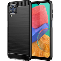 Θήκη για Samsung Galaxy M33 5G, Carbon, μαύρη