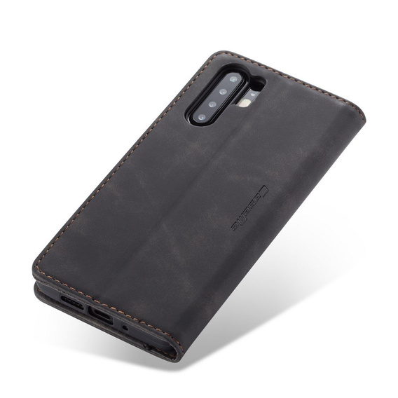 θήκη CASEME για Huawei P30 Pro, Leather Wallet Case, μαύρη