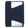 Θήκη πληκτρολογίου για iPad Pro 11" 2024 (5 gen.), Rotary 360° Leather, σκούρο μπλε