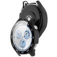 Θήκη 2σε1 + γυαλί μετριασμένο για Huawei Watch GT 5 46mm, διαφανής