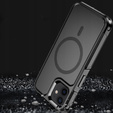 Θήκη για iPhone 12/12 Pro, MagForce MagSafe, μαύρη