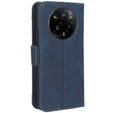 Θήκη με πτερύγιο για Realme 14 Pro 5G, Card Slot, σκούρο μπλε