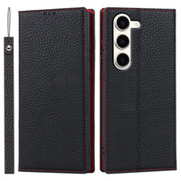 Δερμάτινη θήκη για Samsung Galaxy S23, ERBORD Grain Leather, μαύρη