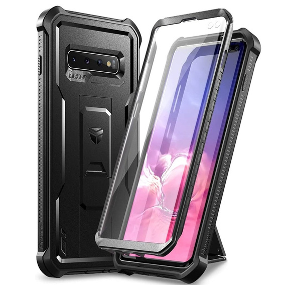 Θωρακισμένη θήκη για Samsung Galaxy S10, Dexnor Full Body, μαύρη