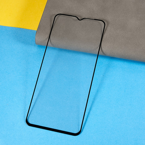 Μετριασμένο γυαλί 3D για Motorola Moto E13, μαύρη
