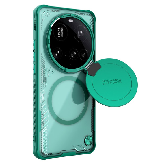 Θήκη για Xiaomi 15 Ultra, θωρακισμένη Nillkin, Icelade Prop, για Magsafe, πράσινη