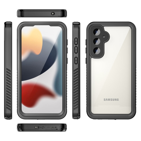 Αδιάβροχη θήκη IP68 για Samsung Galaxy S23 FE, Redpepper, μαύρη