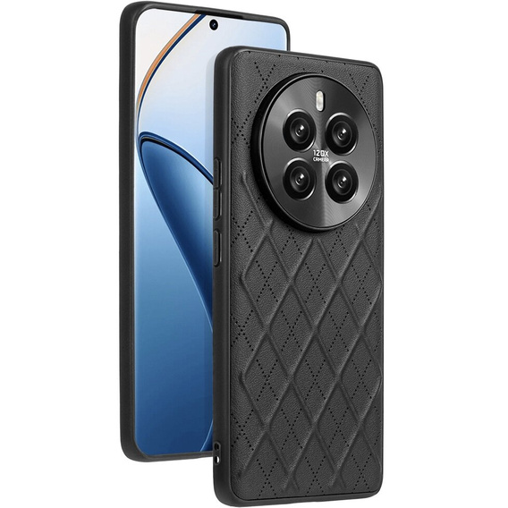 Θήκη για Realme 12 Pro 5G / 12 Pro+ 5G, Rhombus, μαύρη