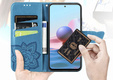 Θήκη με πτερύγιο για Oppo A40 / Oppo A40m, Butterfly, μπλε